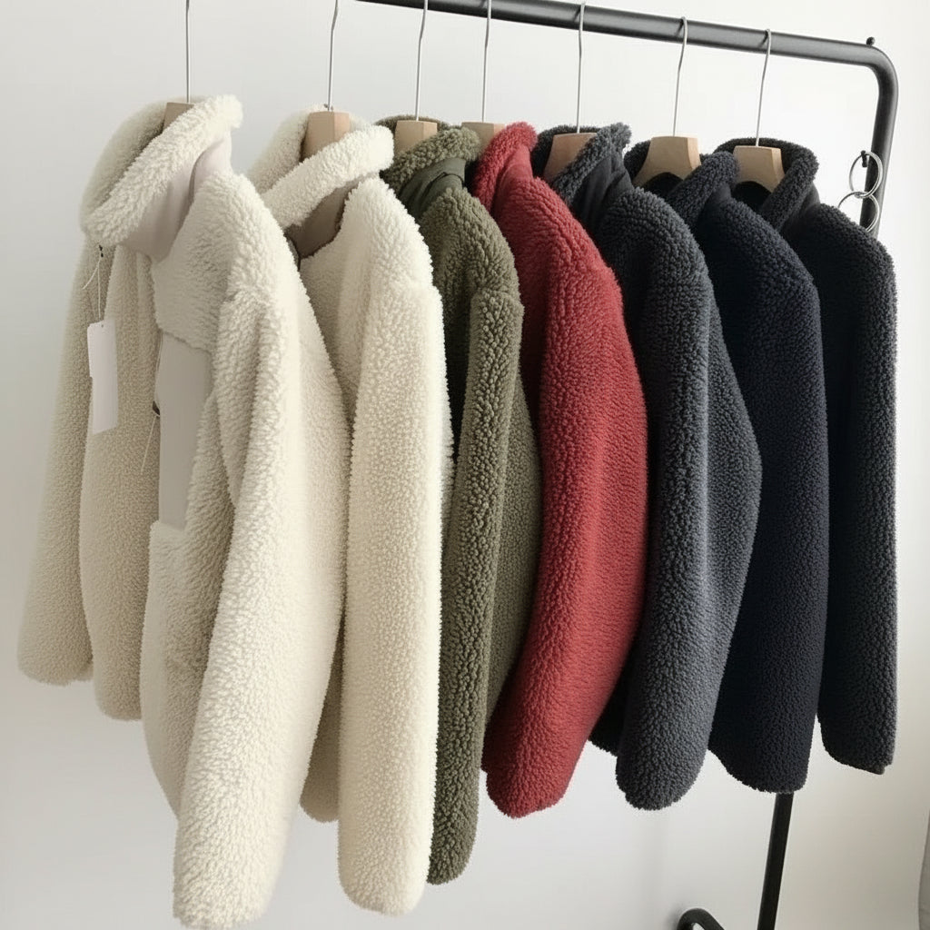 Veste polaire à col montant