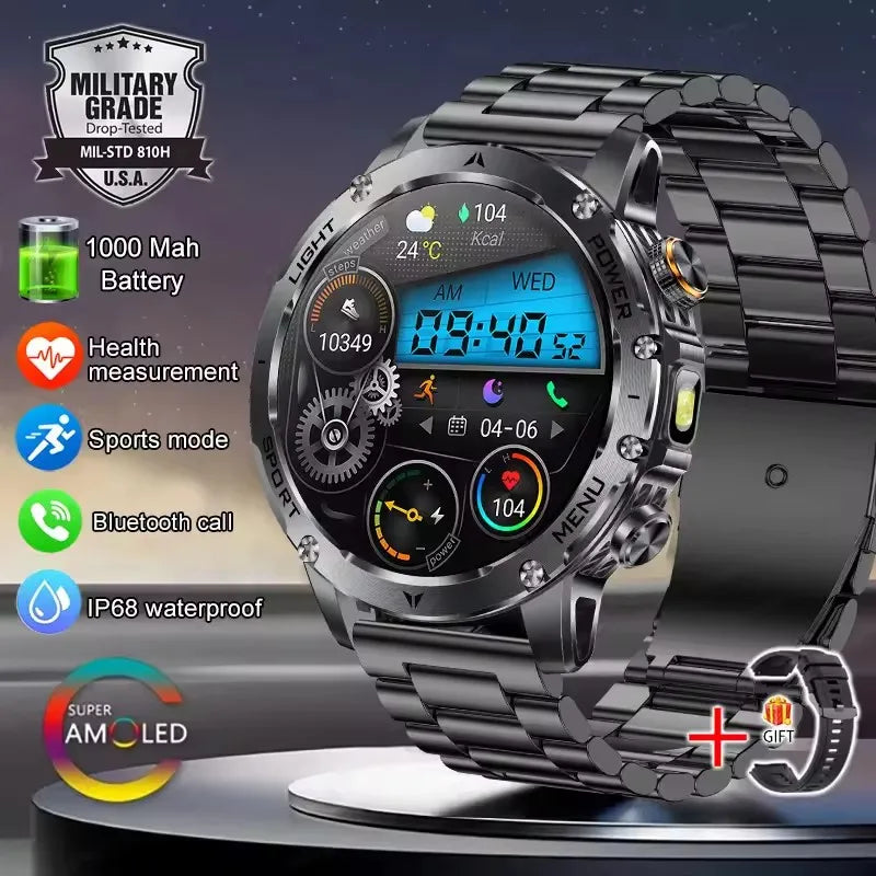 Montre intelligente IP68 étanche GPS Bluetooth