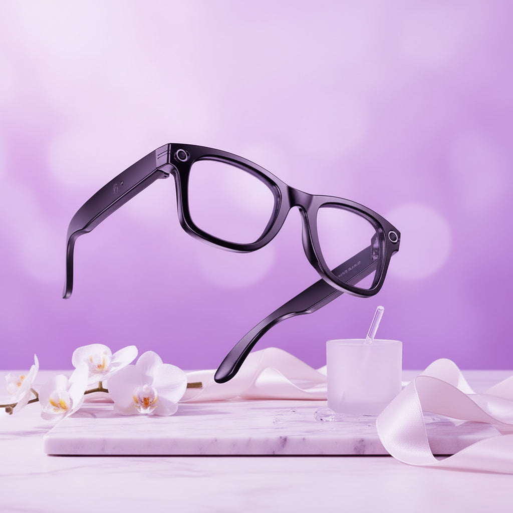 Lunettes intelligentes avec caméra 8MP