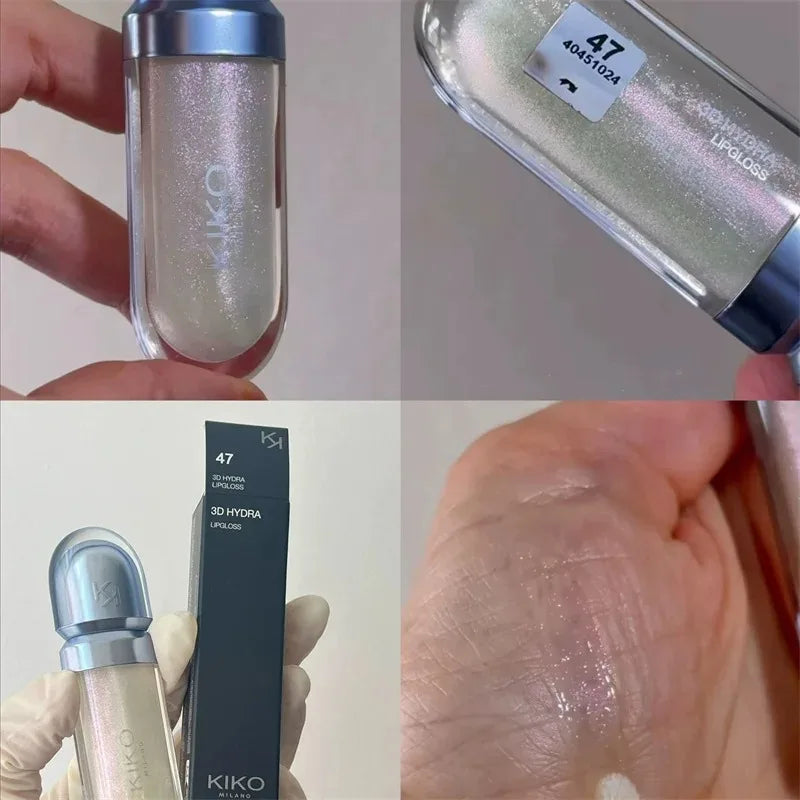 3D liquide vernis à lèvres Transparent miroir à lèvres rouge à lèvres nourrissant brillant lèvres complètes ne se décolore pas lait thé haricots pâte maquillage
