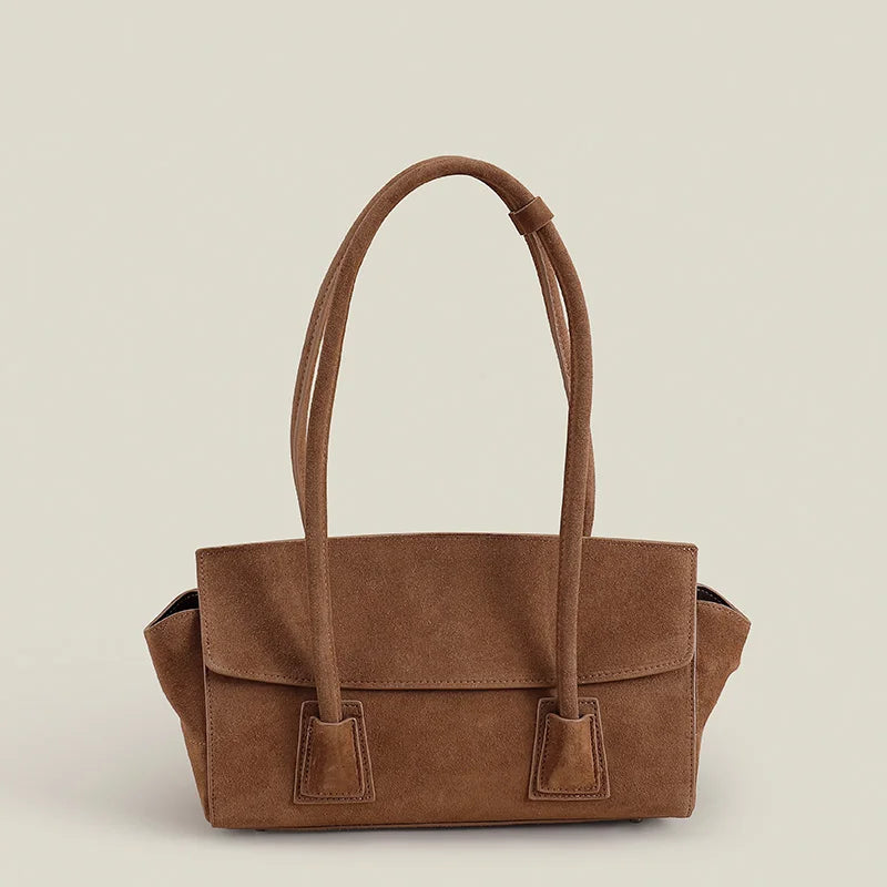 Sac trapèze fourre-tout daim