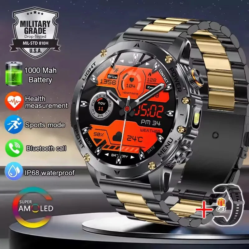 Montre intelligente IP68 étanche GPS Bluetooth