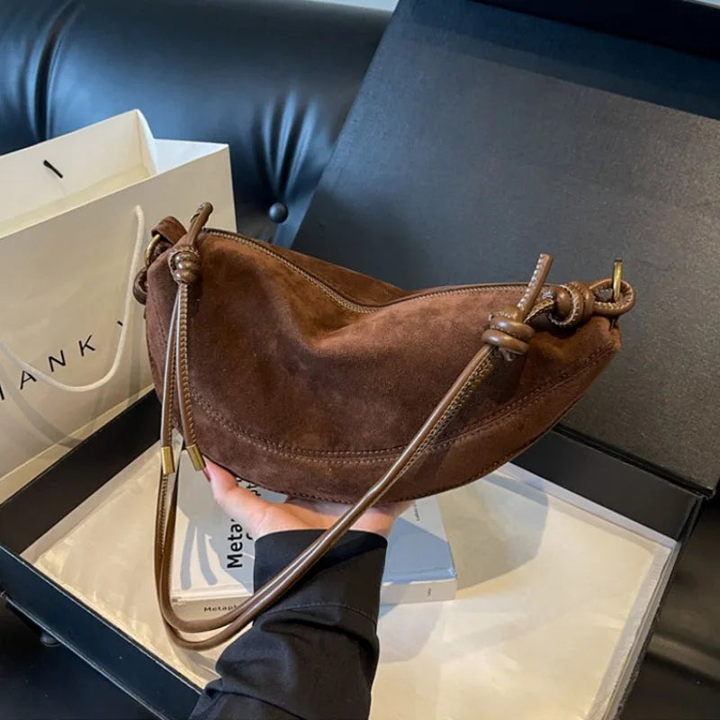 Sac à bandoulière faux daim