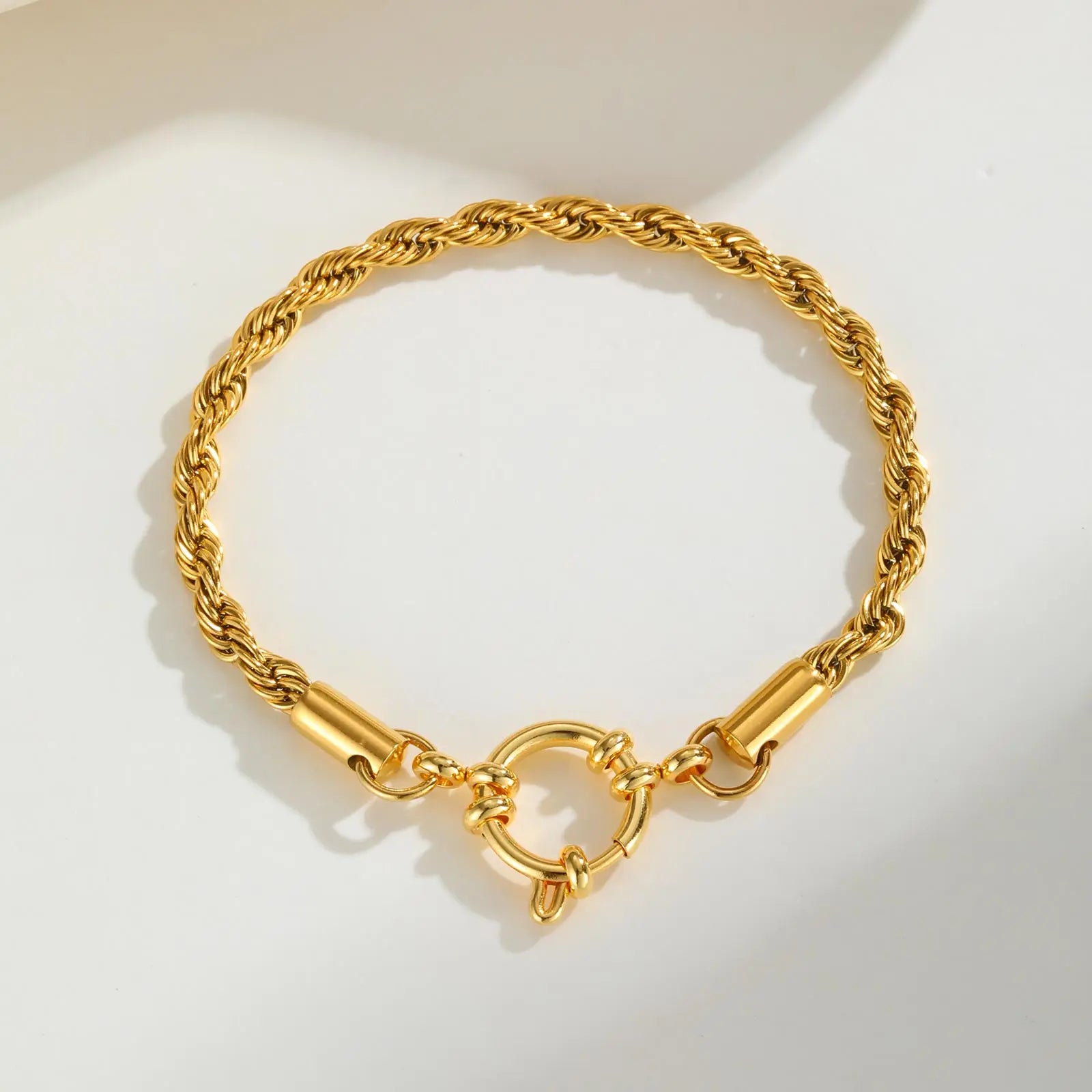 Bracelets à boucle à bulles en acier inoxydable