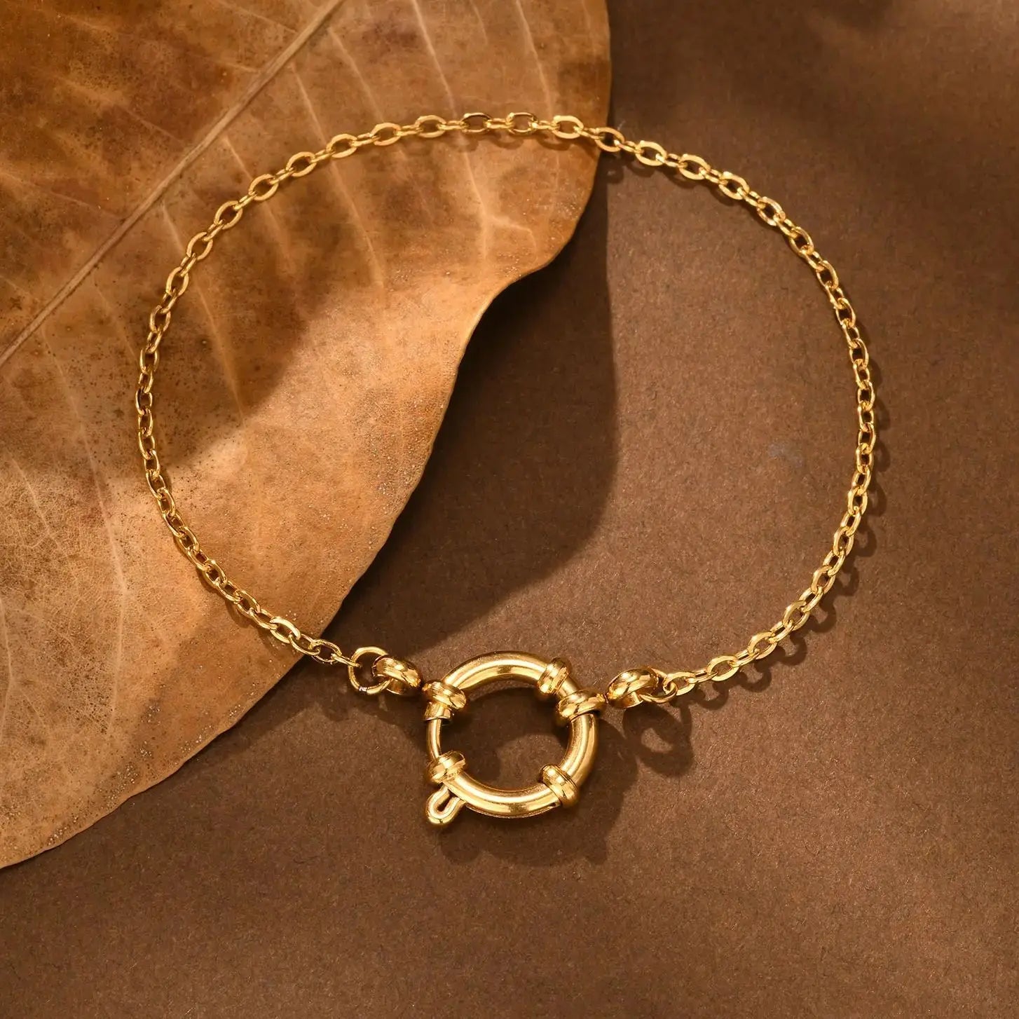 Bracelets à boucle à bulles en acier inoxydable