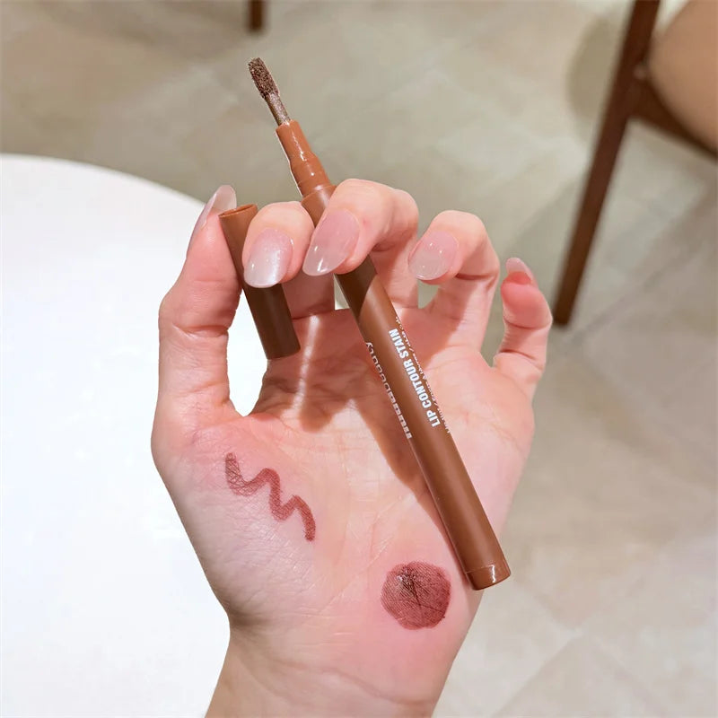 Huda beauté Contour des lèvres tache des lèvres porter mat crayon à lèvres teinte rouge à lèvres longue durée antiadhésif tasse hydratant Liner maquillage