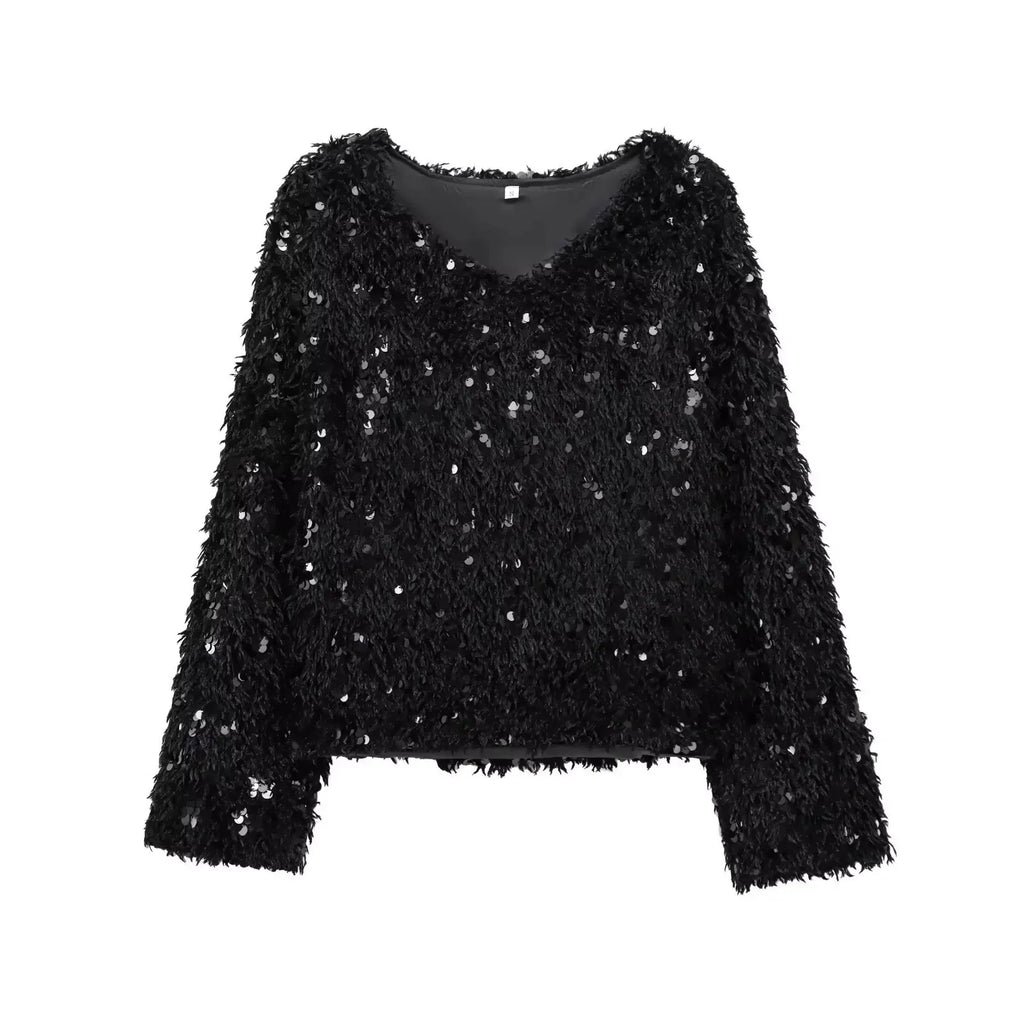 Pull à sequins