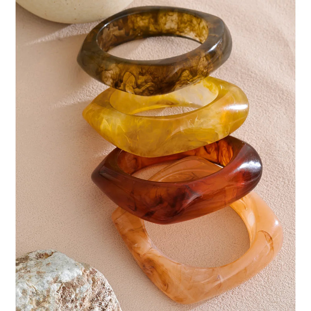 Bracelet 63mm en résine épais