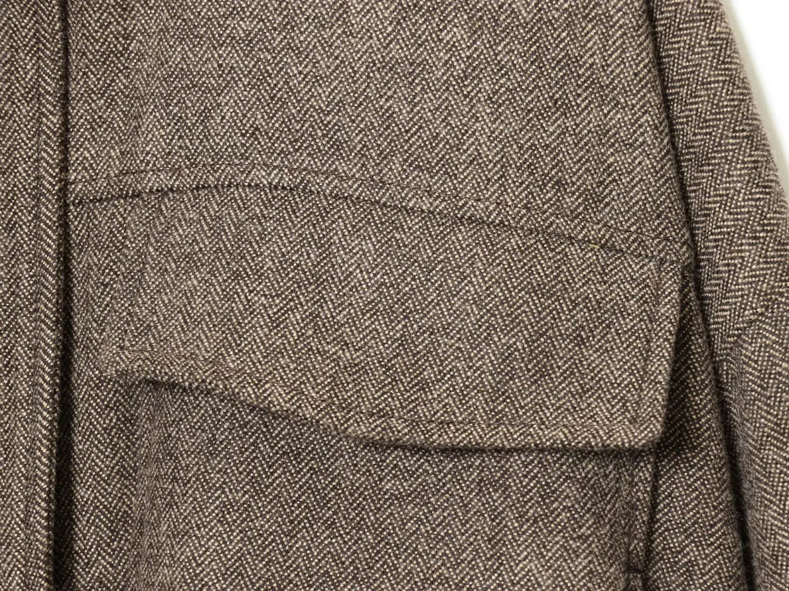 Veste col vertical à chevrons à clapet grande poche ample bombardier