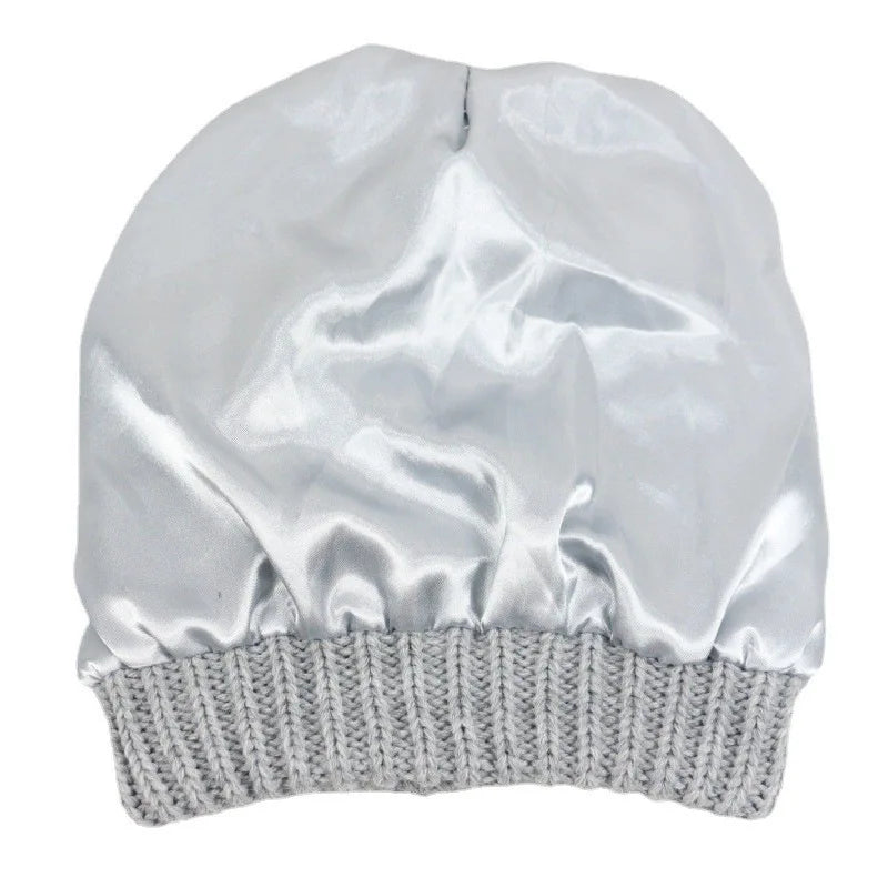 Bonnet doublé en Satin
