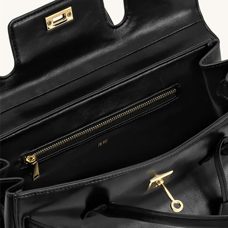 Neue Schultertasche aus echtem Leder