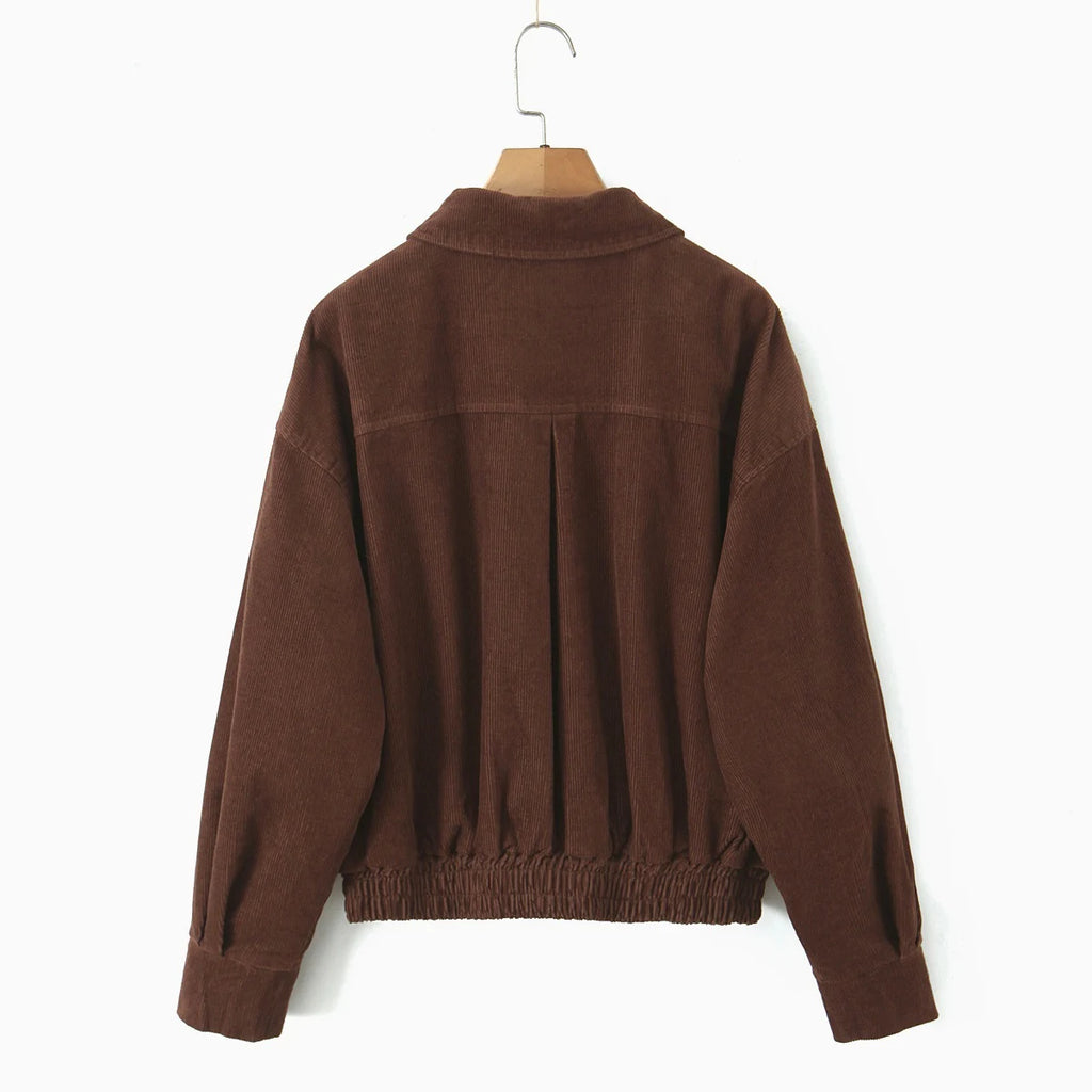 Veste en velours côtelé