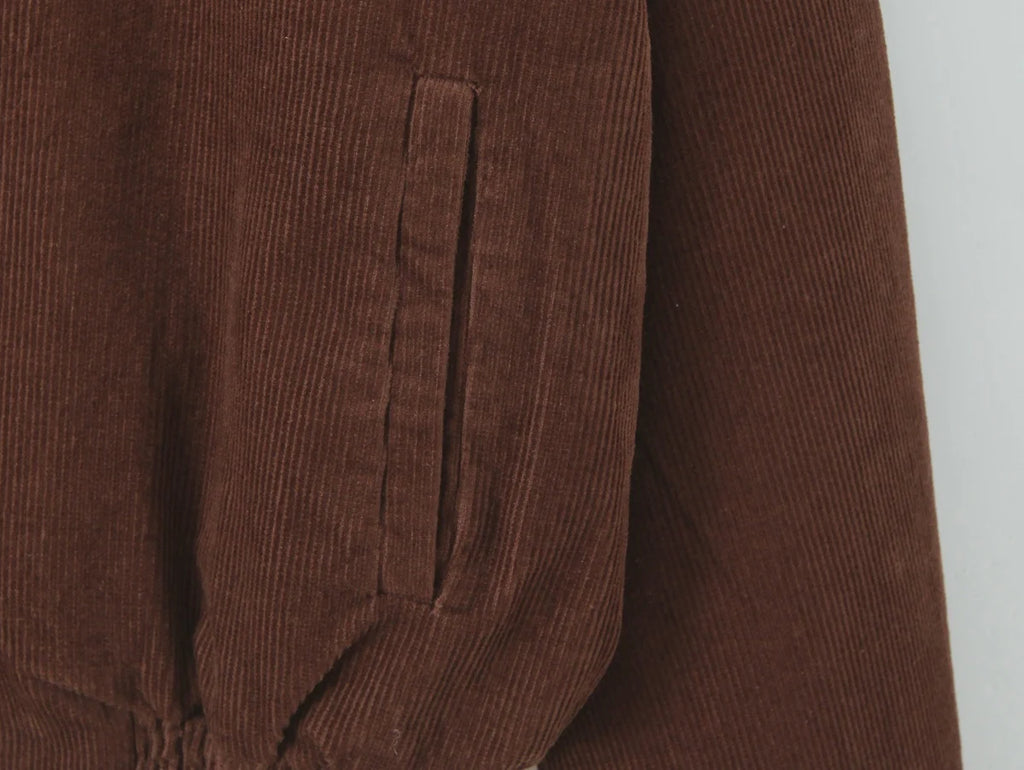 Veste en velours côtelé