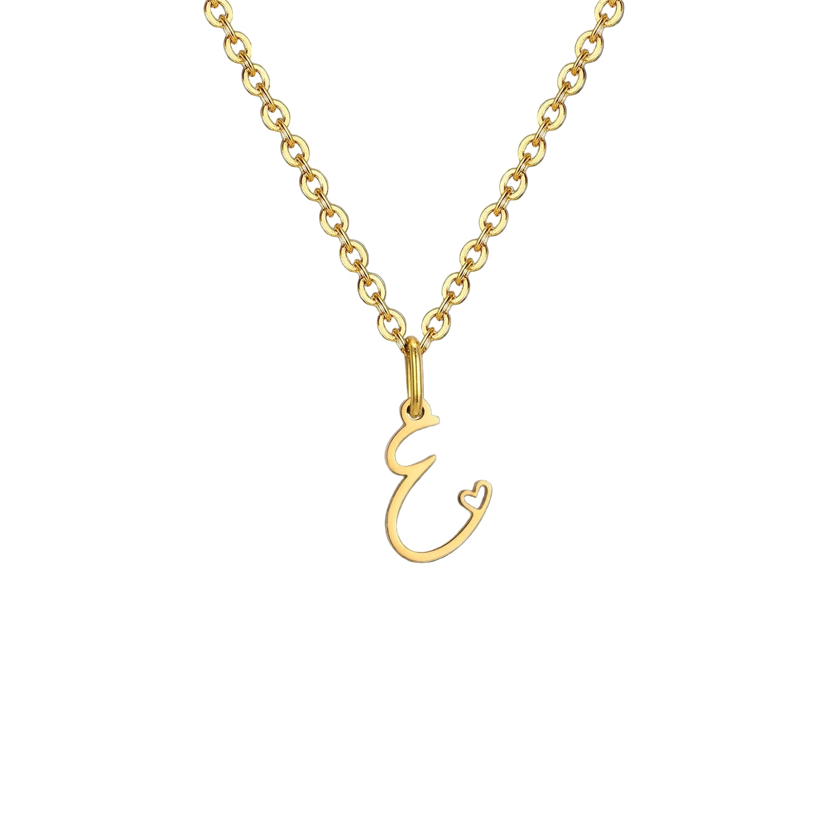 Colliers à breloques en lettres