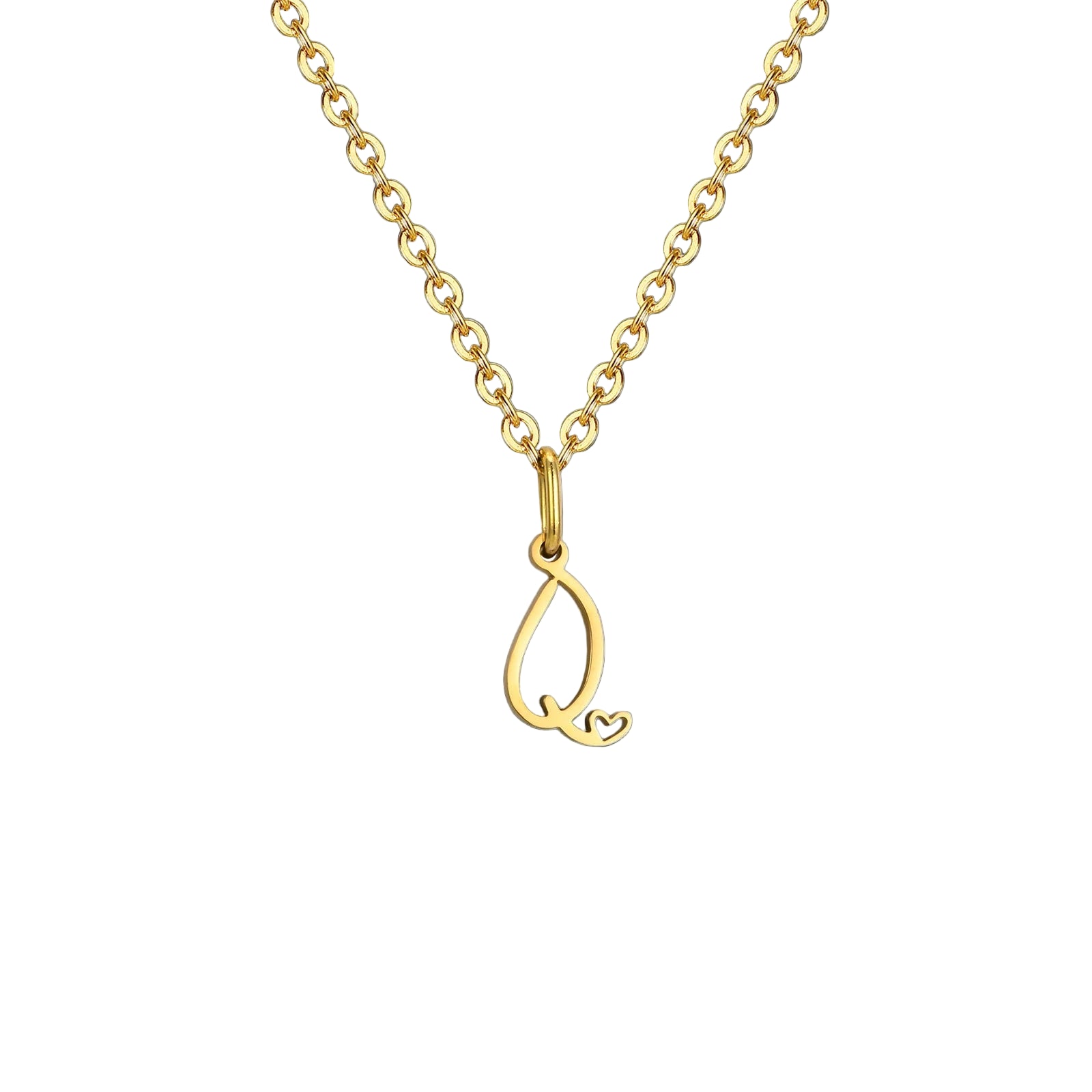 Colliers à breloques en lettres