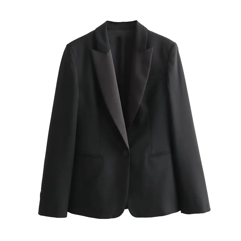 Blazer slim noir