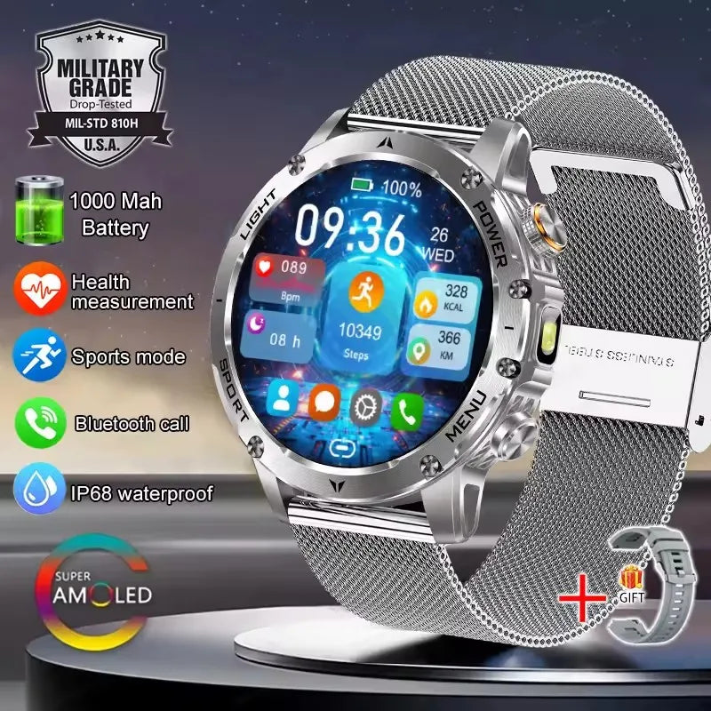 Montre intelligente IP68 étanche GPS Bluetooth
