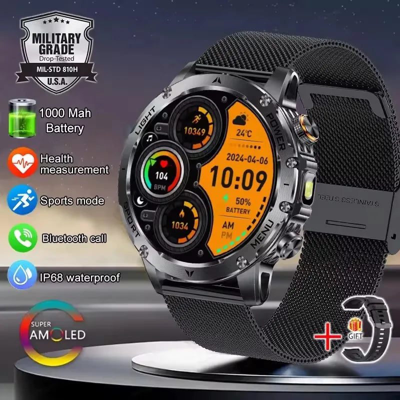 Montre intelligente IP68 étanche GPS Bluetooth