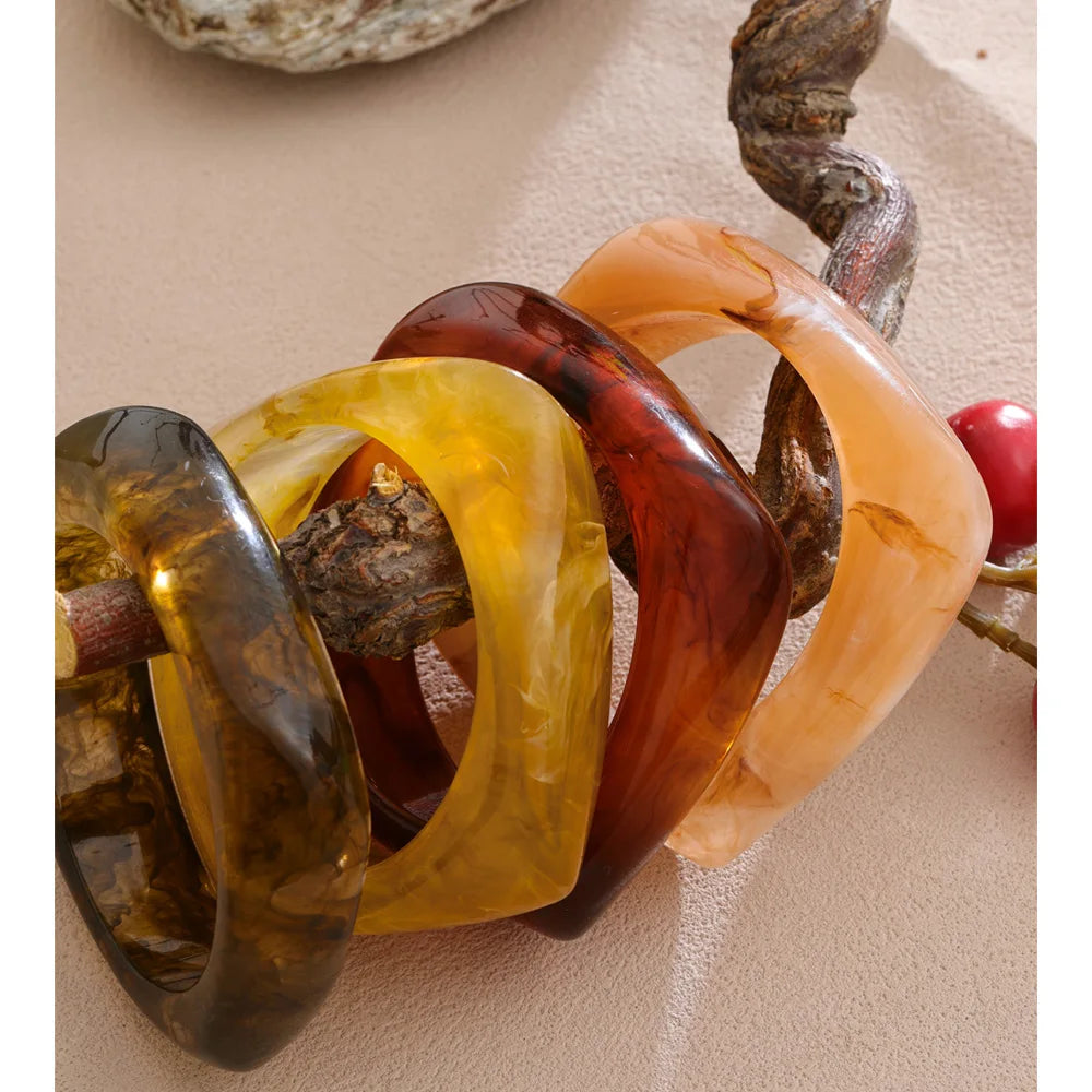 Bracelet 63mm en résine épais