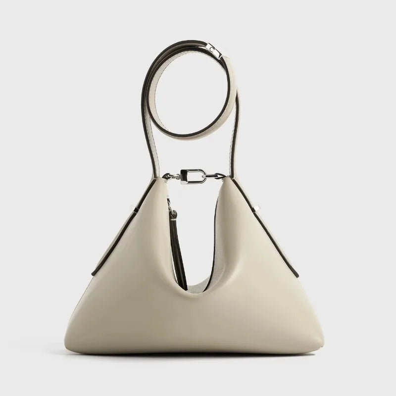 Sacs à bracelets en cuir biseauté