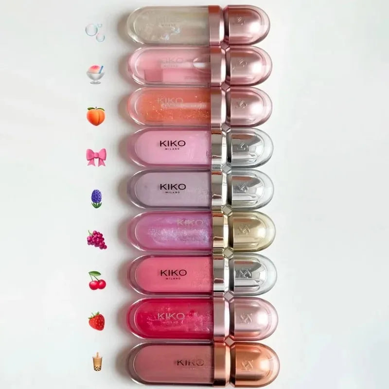 3D liquide vernis à lèvres Transparent miroir à lèvres rouge à lèvres nourrissant brillant lèvres complètes ne se décolore pas lait thé haricots pâte maquillage