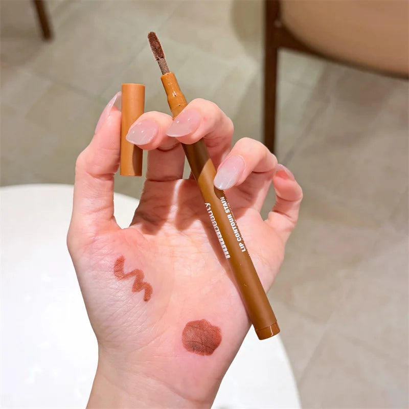 Huda beauté Contour des lèvres tache des lèvres porter mat crayon à lèvres teinte rouge à lèvres longue durée antiadhésif tasse hydratant Liner maquillage