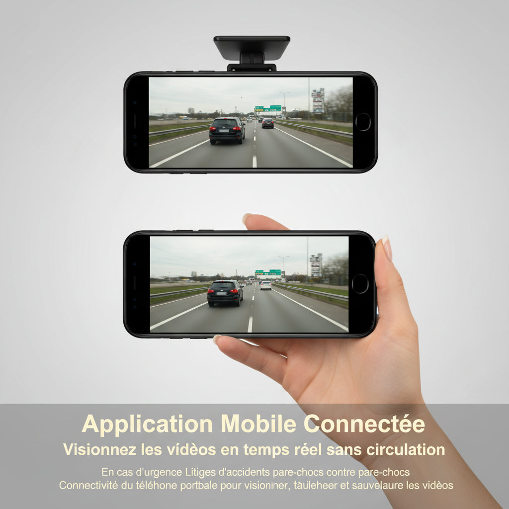 HP dash cam4k HD vision nocturne