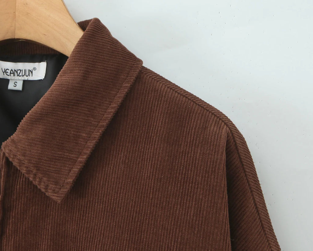 Veste en velours côtelé