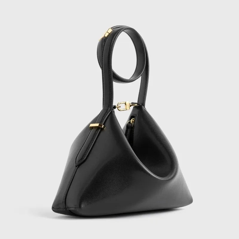 Sacs à bracelets en cuir biseauté