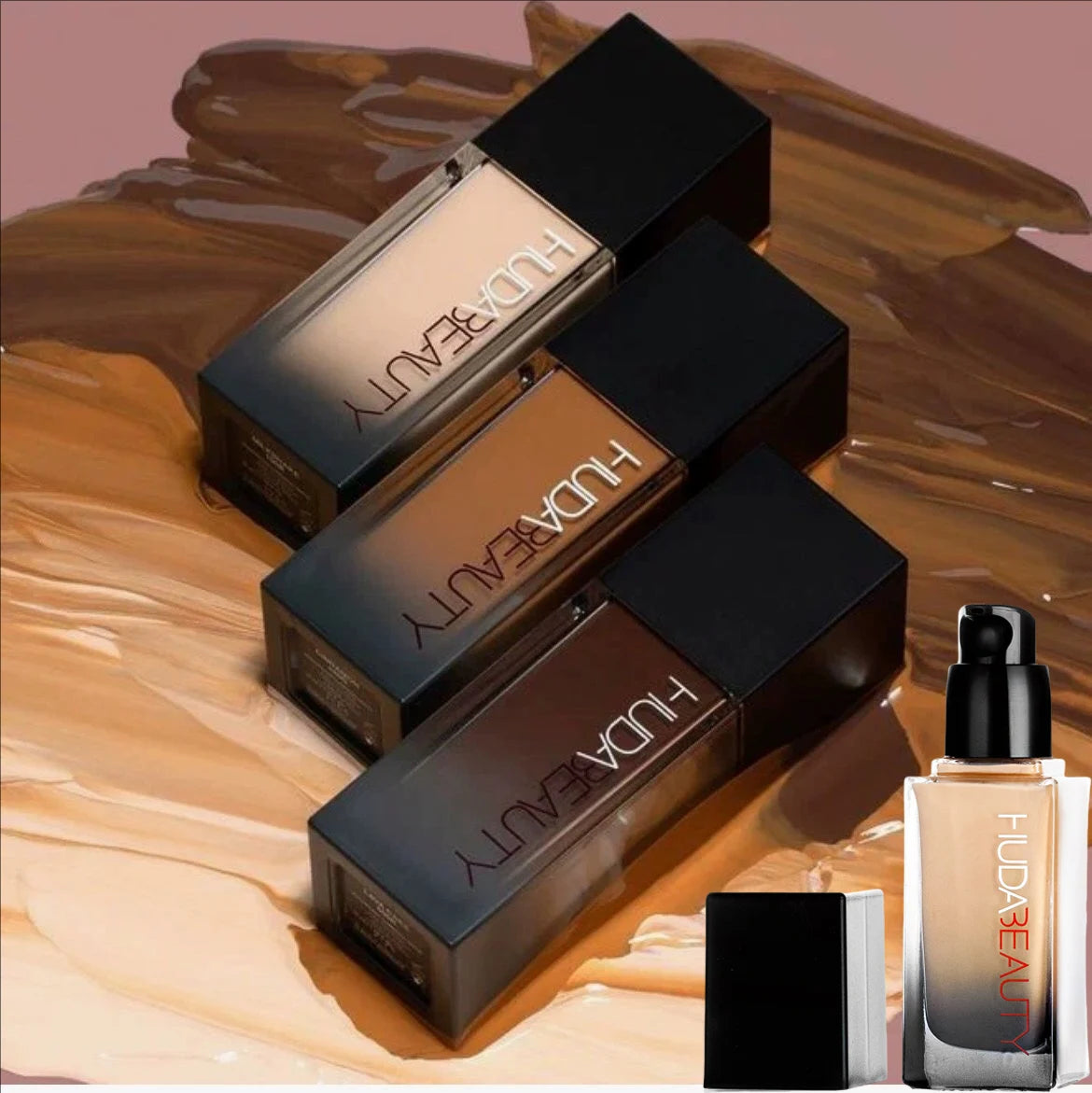 Huda Beauty – fond de teint liquide impeccable, correcteur mat, hydratant longue durée, nourrissant, maquillage pour le visage, cosmétiques respirants