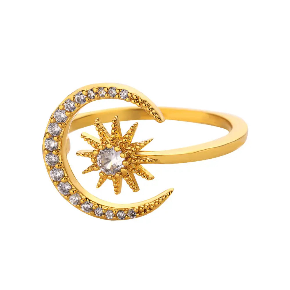 Bagues croissant de lune