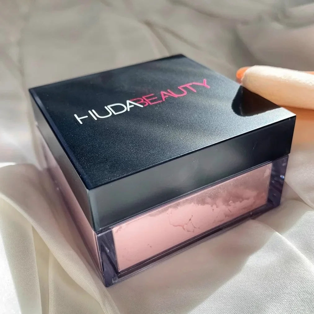 Huda Beauty poudre de réglage de cuisson en vrac longue durée contrôle de l'huile naturel visage mat imperméable éclaircissant poudre libre maquillage