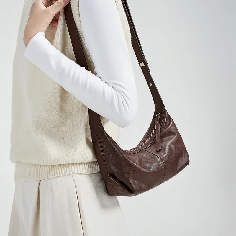 Schultertaschen aus Leder