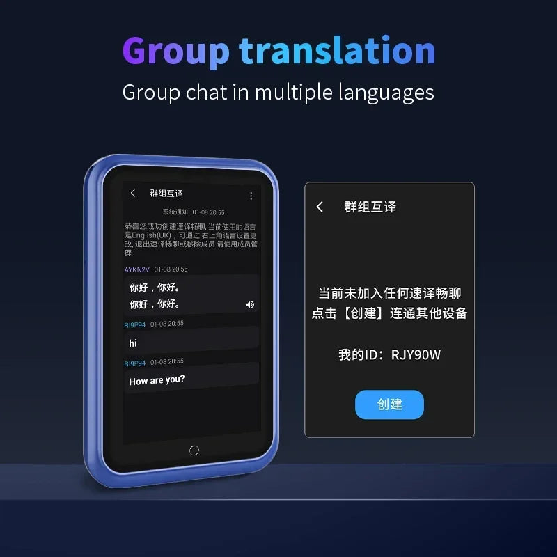 Dispositif de traduction de langue S30 4G avec traduction vocale 138 langues 19 traduction hors ligne interprétation simultanée
