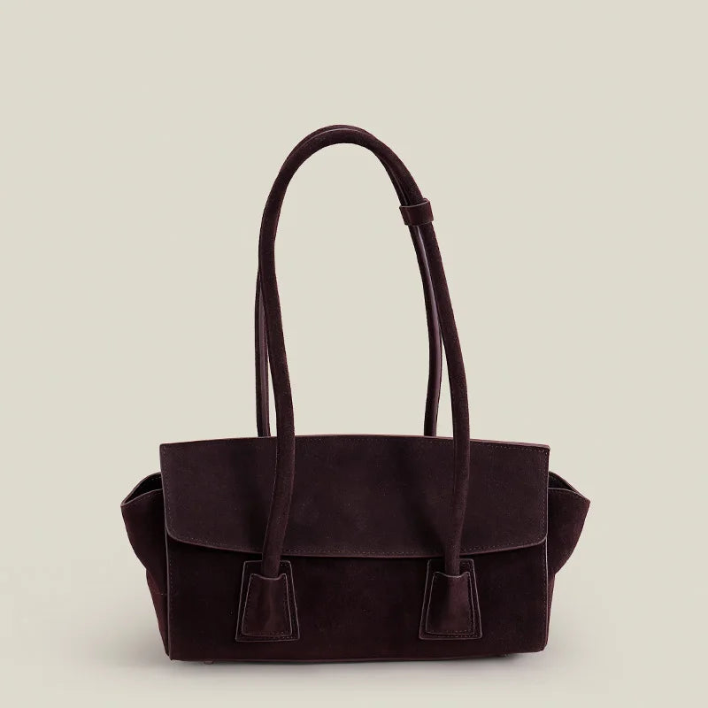 Sac trapèze fourre-tout daim