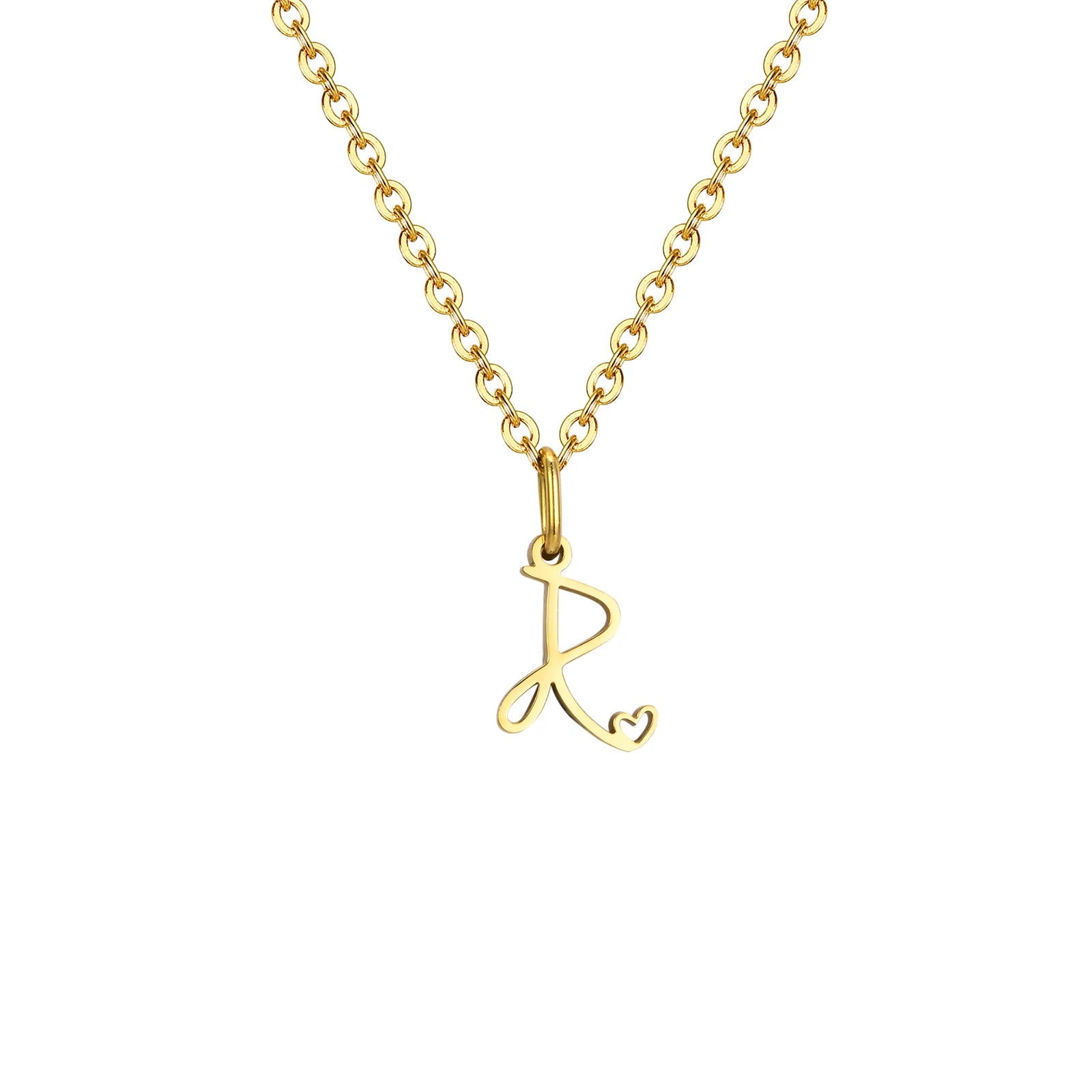 Colliers à breloques en lettres