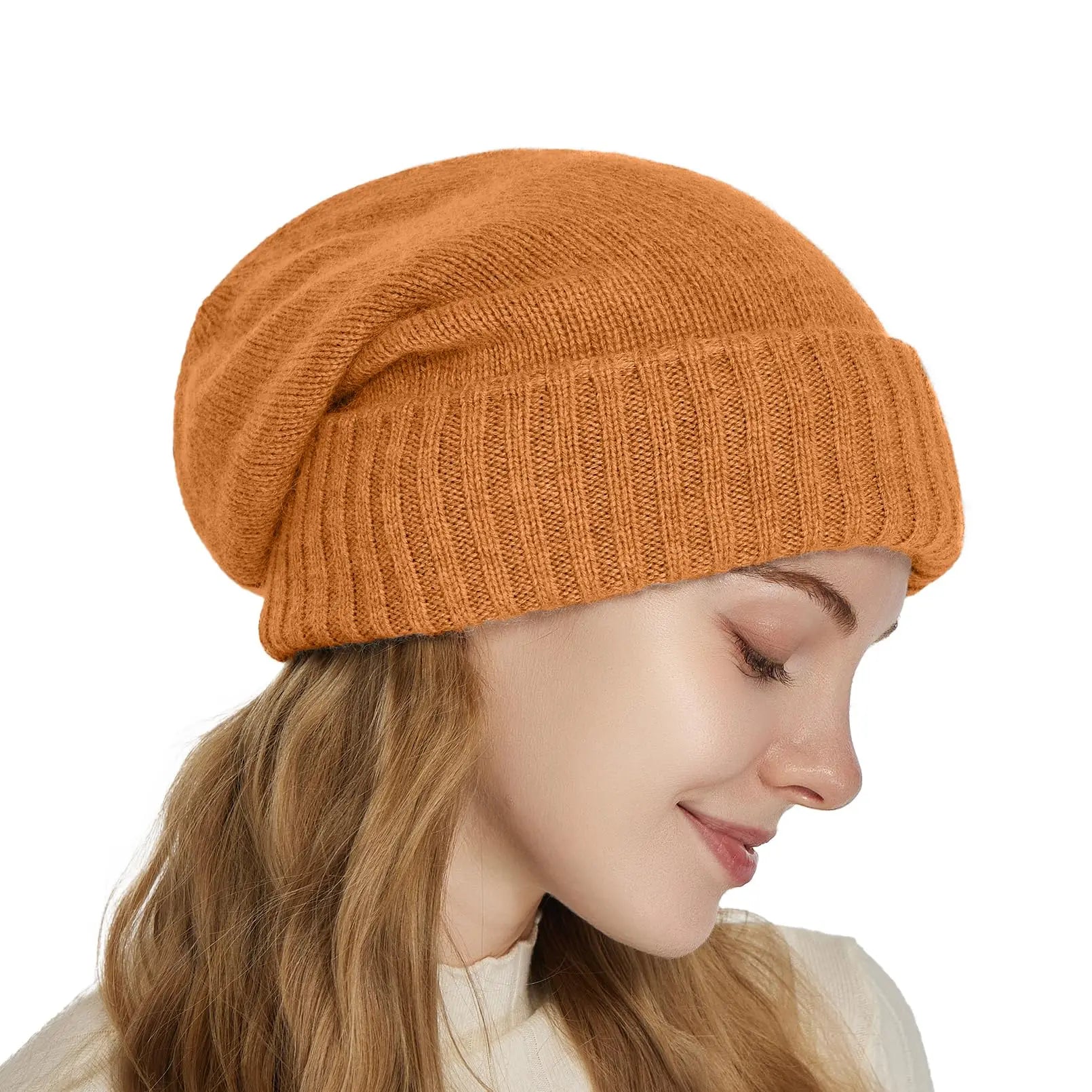 Bonnet en cachemire 100% doublure en Satin