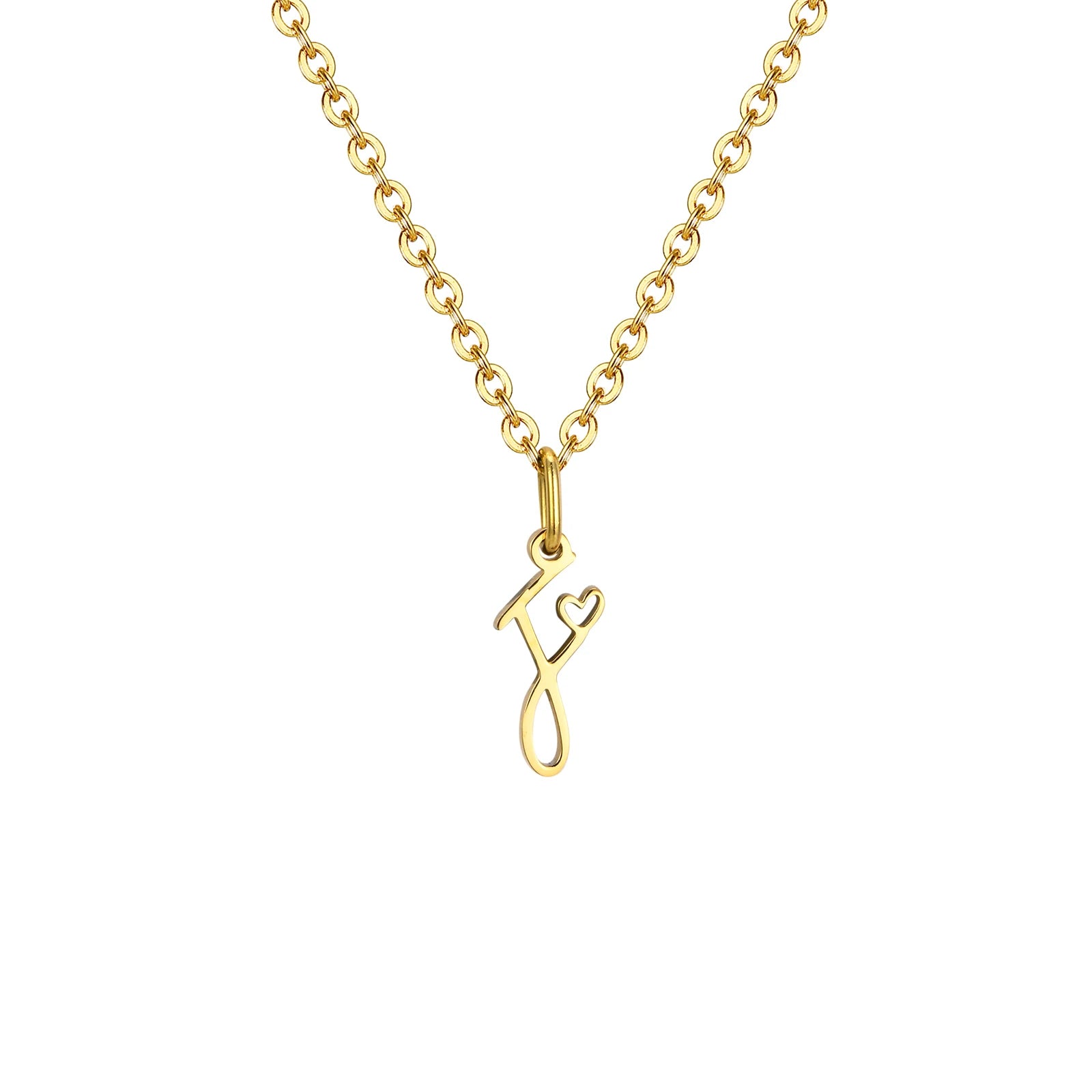 Colliers à breloques en lettres