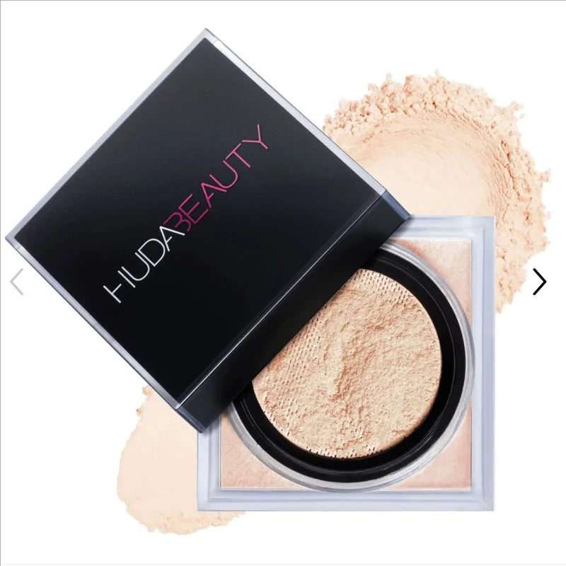 Huda Beauty poudre de réglage de cuisson en vrac longue durée contrôle de l'huile naturel visage mat imperméable éclaircissant poudre libre maquillage