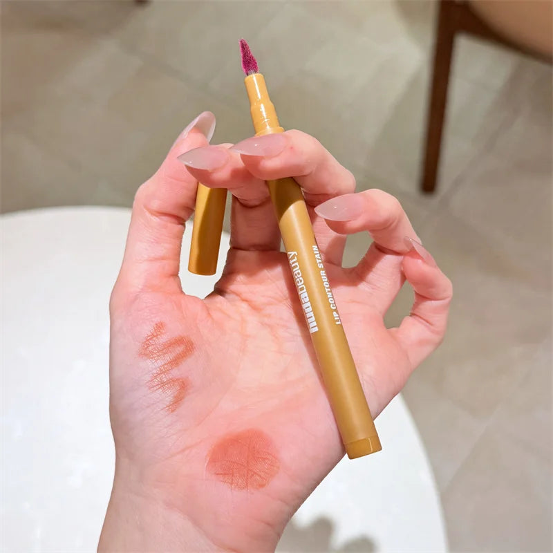 Huda beauté Contour des lèvres tache des lèvres porter mat crayon à lèvres teinte rouge à lèvres longue durée antiadhésif tasse hydratant Liner maquillage
