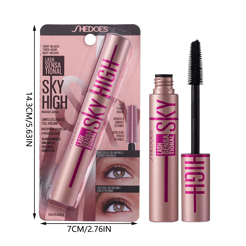 Mascara 4D allongeant imperméable épais Curling durable Extension de cils Mascara noir cils naturels améliorer les cosmétiques maquillage