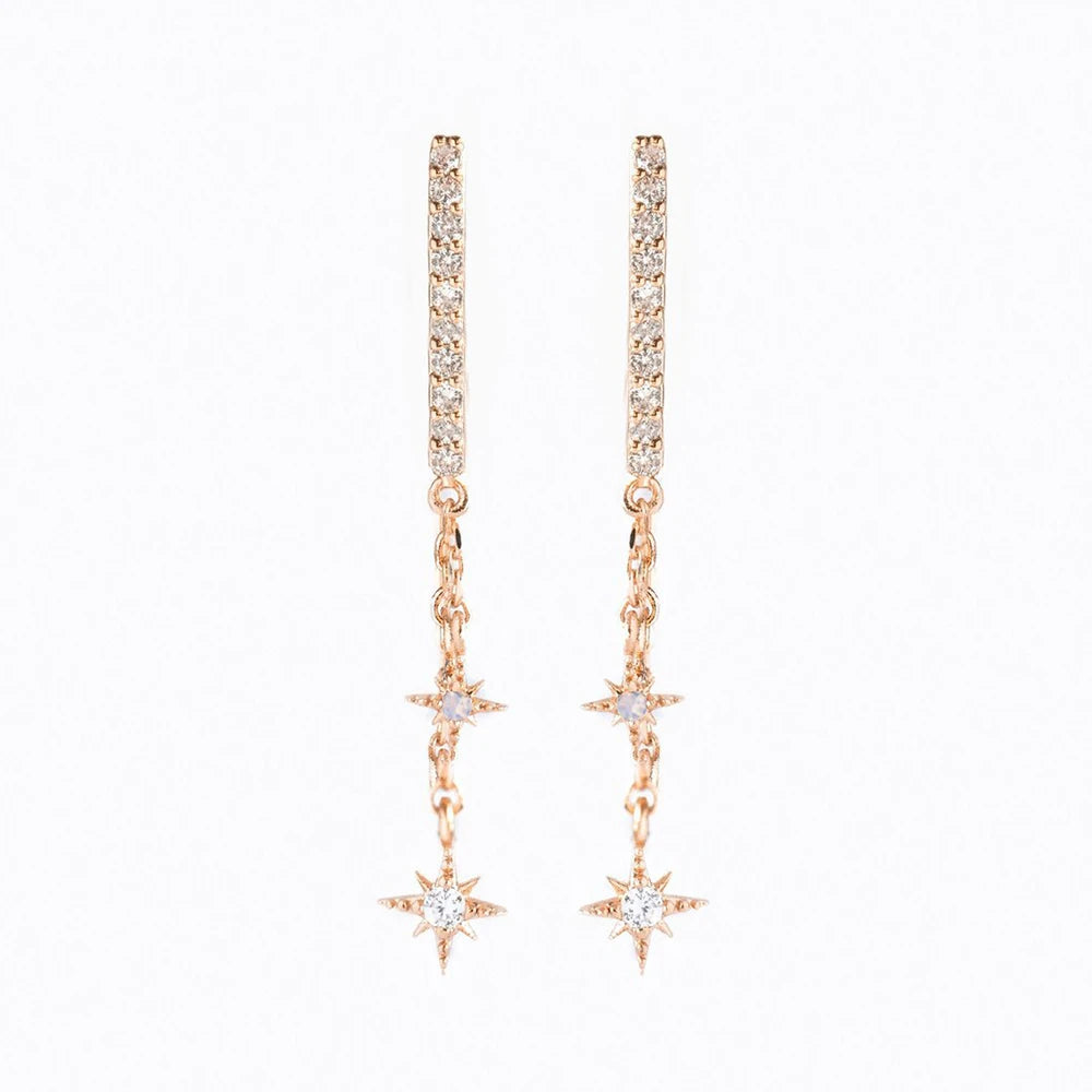 Boucles d'oreilles en acier inoxydable