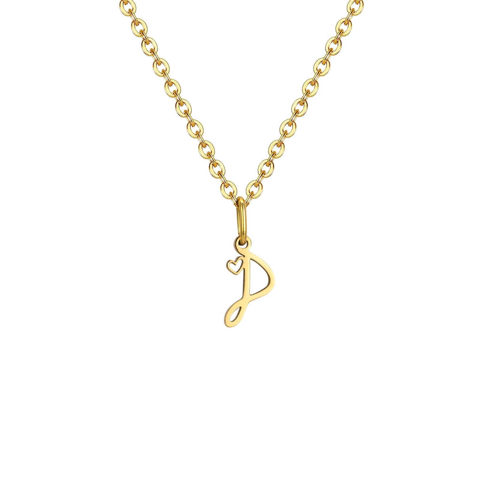 Colliers à breloques en lettres