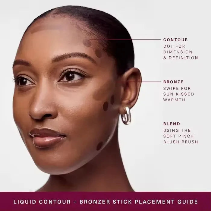 Rare beauté 3D Contour du visage liquide bronzant ombre lisse point culminant miroir durable naturel nez ombre imperméable éclaircir maquillage