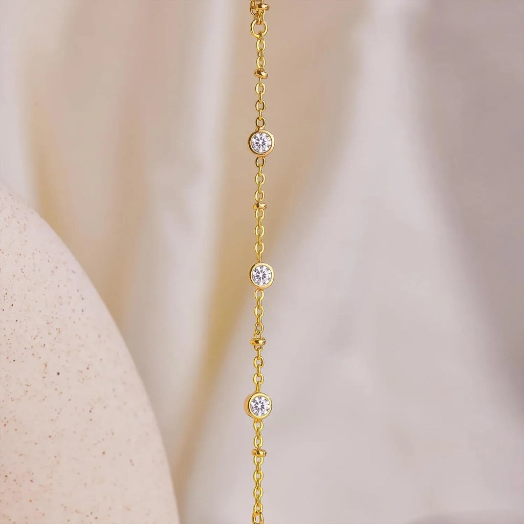 Chaîne à main plaqué or