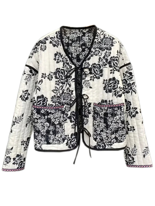 Veste réversible matelassé