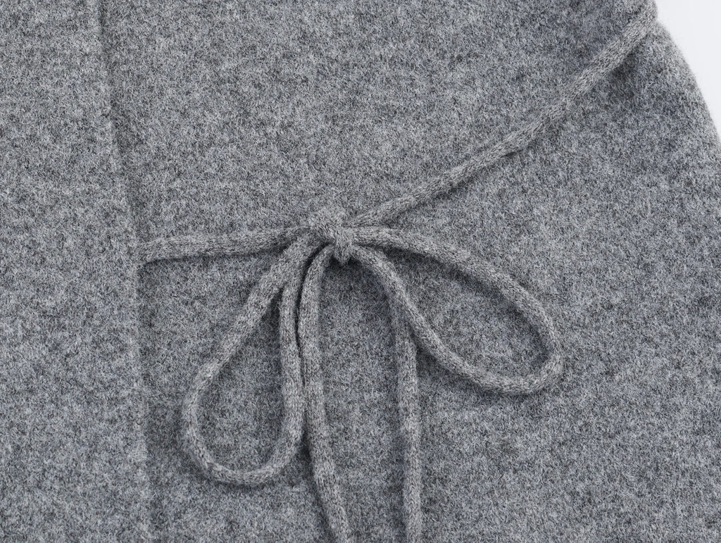 Strickpullover mit Fledermausärmeln