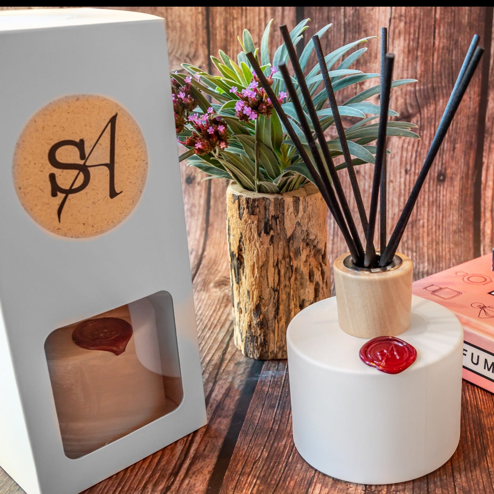 Diffuseur à bâtonnets en verre Black Orchidée - 200 ml